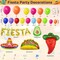 121Pcs Mexican Fiesta Taco Party Decorations, Fiesta Balloon Arch Garland Kit Cinco De Mayo Decor with Cactus Avocado Taco Mexican Hat for Carnival Festival Birthday Baby Shower Supplies